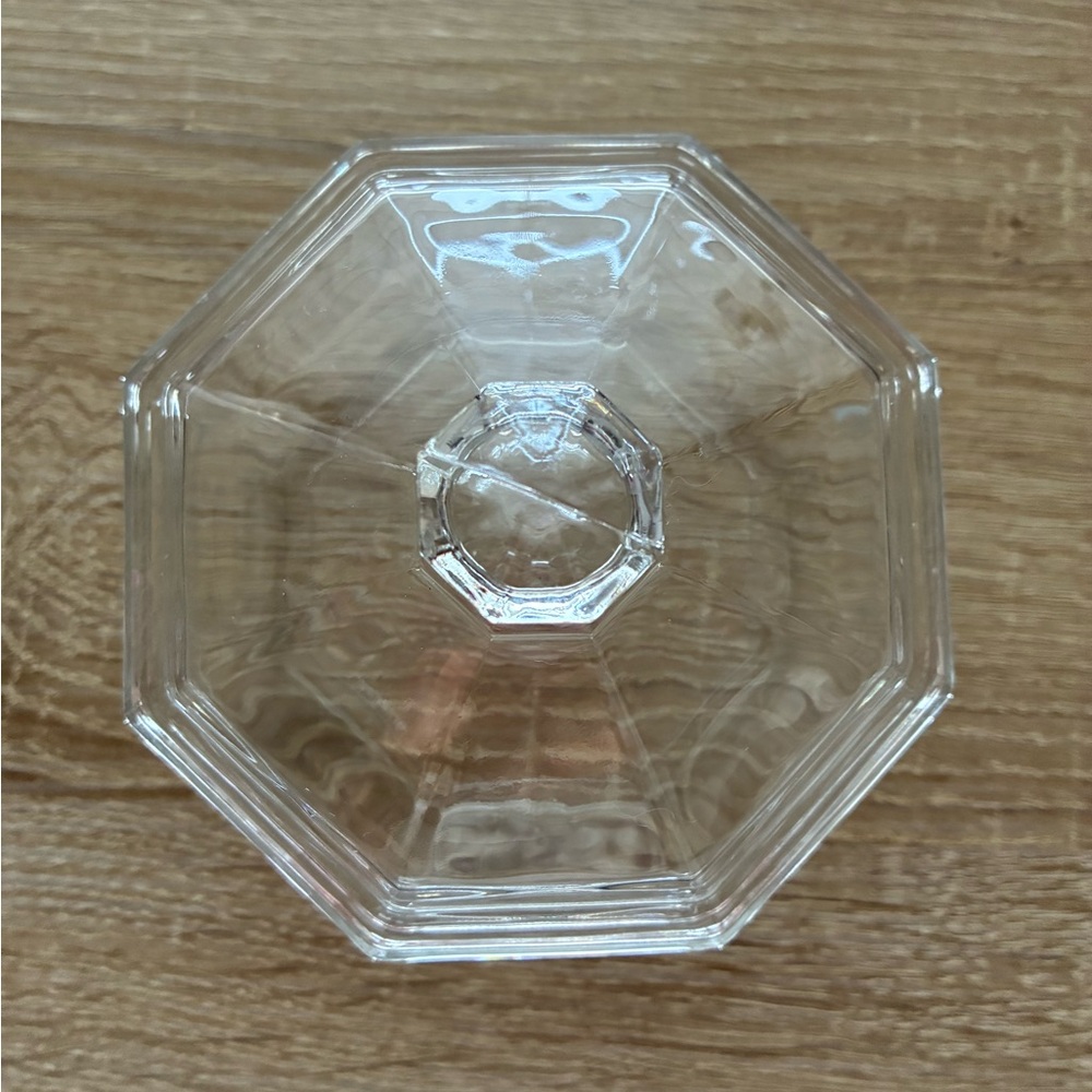 Vintage Octime Clear Sugar Bowl & Lid by Arcoroc France 🤍✨🤍✨